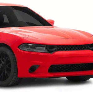 V3R Style Front Bumper Lip; Matte Black