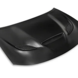 SRT Performance Style Front Air Vented Hood; Unpainted (15-23 Charger)