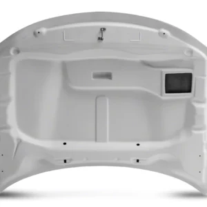Type-SRT Style Ram Air Hood; Unpainted (15-23 Charger) - Image 6